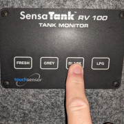 Tank sensor display panel